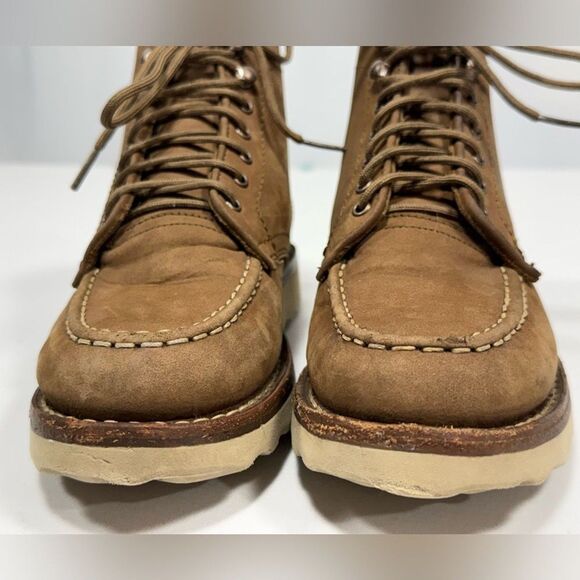 Thursday Boot Co. Moc Toe Diplomat Pebble Nubuck Leather Women's Size 6.5 - Picture 2 of 16